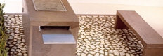 LUXURY BATH & SPA DESIGN, INTERIOR DESIGN. Outdoor - Grill installation in Massive blocks of Stone Pietra Etrusca.jpg